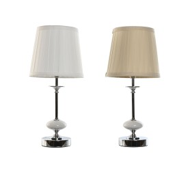 LAMPARA SOBREMESA METAL PORCELANA 20X20X44 2 SURT.