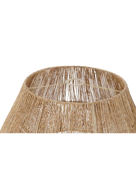 PANTALLA YUTE METAL 49X49X28 NATURAL