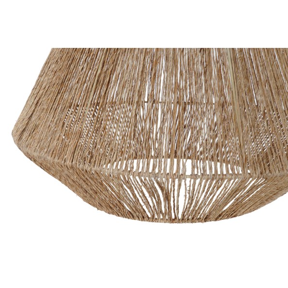 PANTALLA YUTE METAL 49X49X28 NATURAL