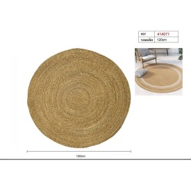 ALFOMBRA DE FIBRA NATURAL  LISA  120CM
