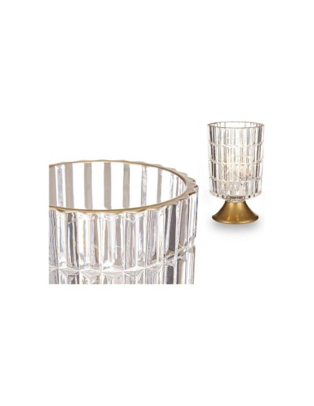 FAROL LED PIE METAL TRANSPARENTE