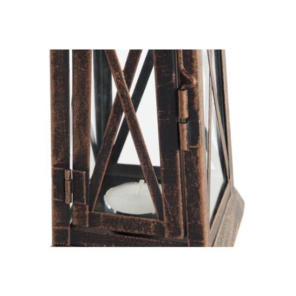 FAROLA METAL CRISTAL 10X10X23 3 SURT.