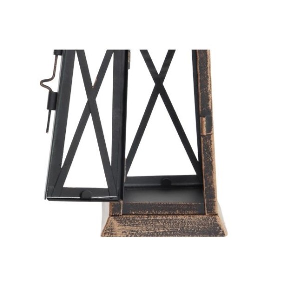 FAROLA METAL CRISTAL 10X10X23 3 SURT.