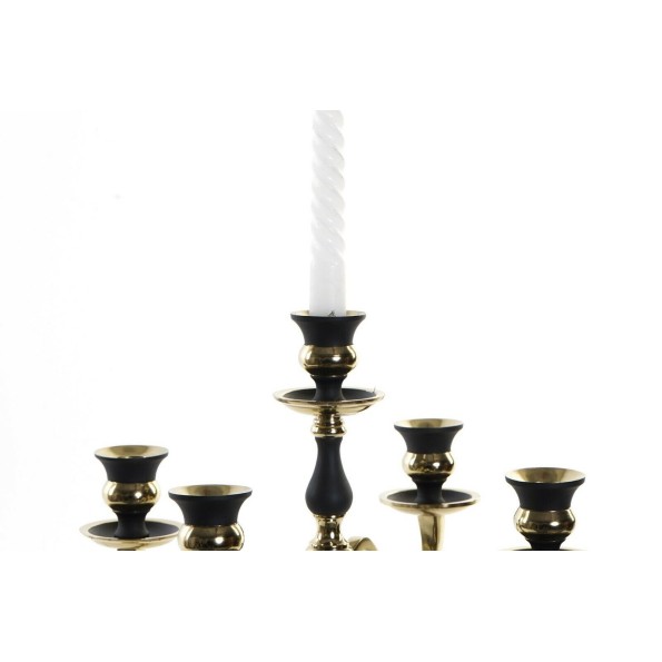 CANDELABRO ALUMINIO 30X30X50 DORADO