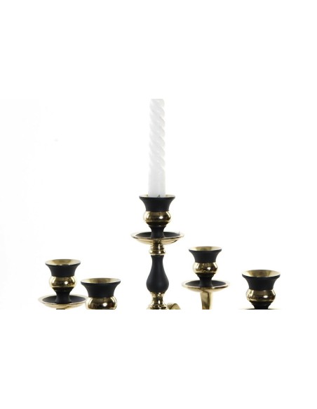 CANDELABRO ALUMINIO 30X30X50 DORADO