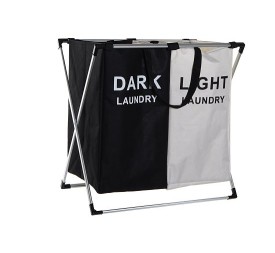 CESTA ROPA POLIESTER METAL 59X39X60