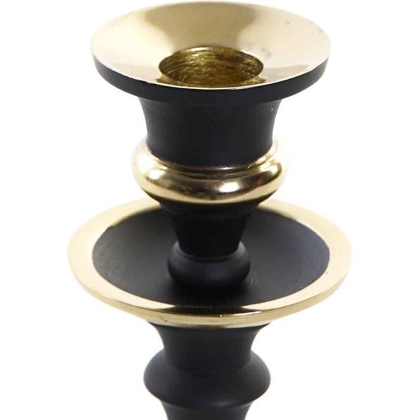 CANDELABRO ALUMINIO 5X5X25 DORADO