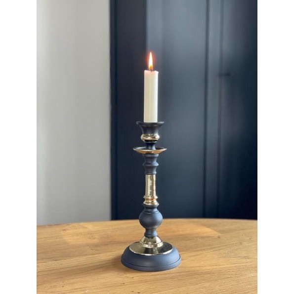 CANDELABRO ALUMINIO 5X5X25 DORADO