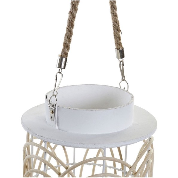 PORTAVELA RATAN CRISTAL 19X19X29.5