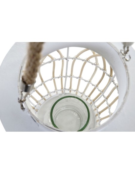 PORTAVELA RATAN CRISTAL 19X19X29.5