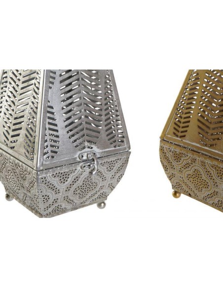 PORTAVELA METAL CRISTAL 16X16X42 2 SURTIDO