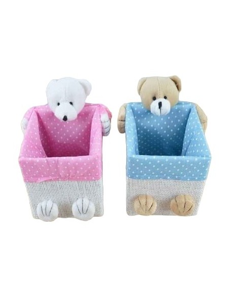 CESTA OSITO 13X13 SURTIDA