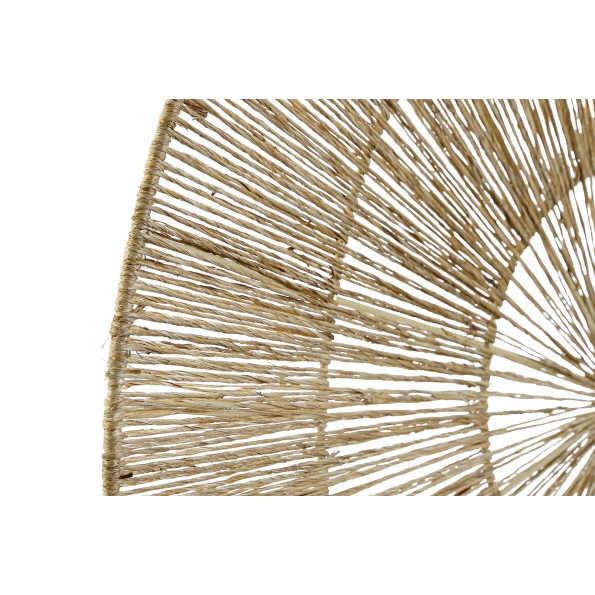 DECORACION PARED YUTE METAL 60X1X60 NATURAL