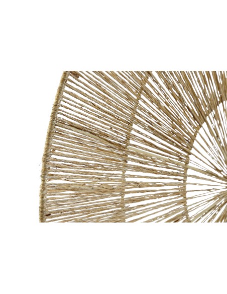 DECORACION PARED YUTE METAL 60X1X60 NATURAL