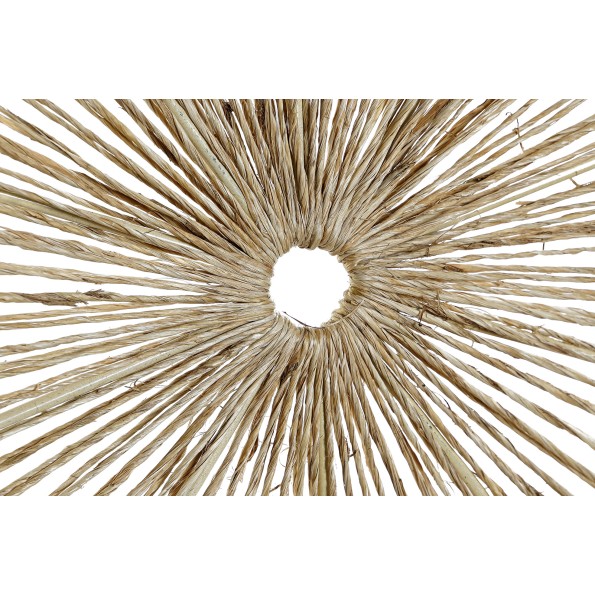 DECORACION PARED YUTE METAL 60X1X60 NATURAL