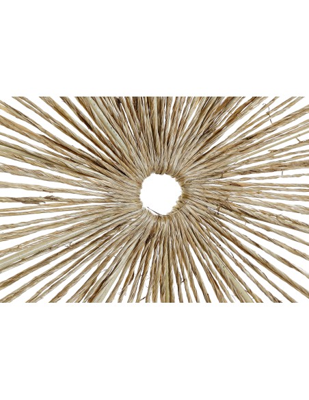 DECORACION PARED YUTE METAL 60X1X60 NATURAL