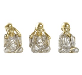 FIGURA RESINA 11X10,5X18 MONJE 3 SURT.