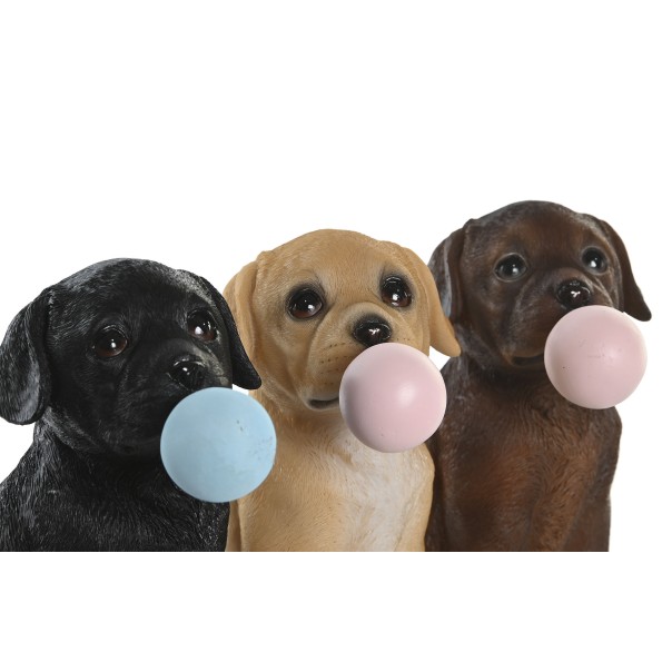 FIGURA RESINA 14X10X16 PERRO 3 SURT.