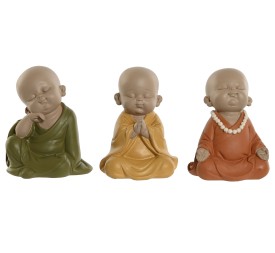 FIGURA RESINA 10,5X9X13,5 MONJE 3 SURT.