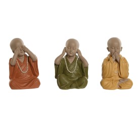 FIGURA RESINA 11X10,5X18 MONJE 3 SURT.