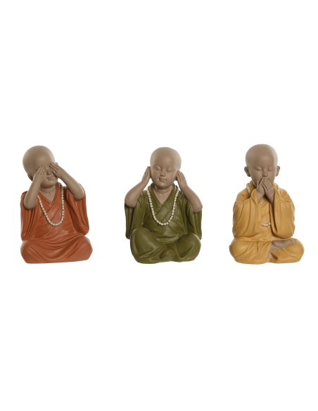 FIGURA RESINA 11X10,5X18 MONJE 3 SURT. (2906)