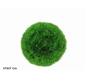 BOLA HIERBA ARTIFICIAL VERDE 17CM DIA.