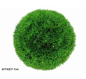 BOLA HIERBA ARTIFICIAL VERDE 27CM DIA.