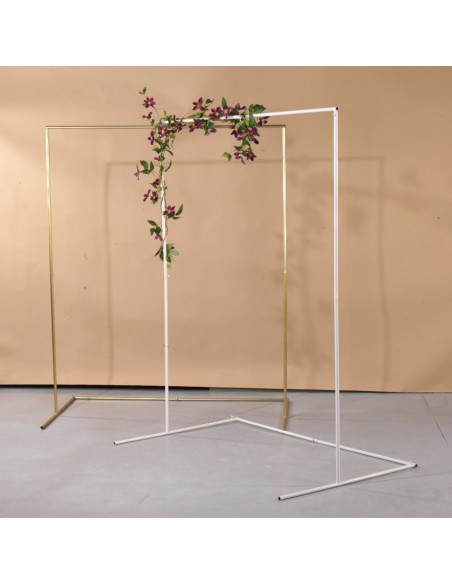 ARCO RECTANGULAR SIMPLE CON SOPORTE 160X200 ORO
