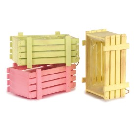 CAJA MADERA 3 MIX COL 30X13H14