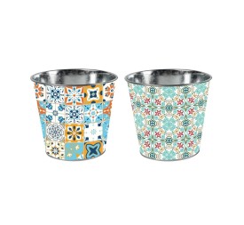 MACETERO METAL RED. PEQUEÑO. d10x10cm