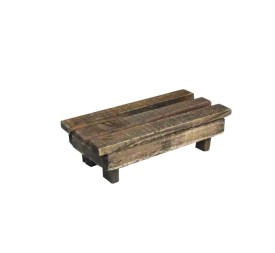 PEANA MADERA RECTANGULAR M 25x12,5x7 cm.