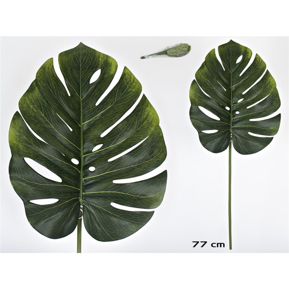 VARA HOJA MONSTERA-77 CM