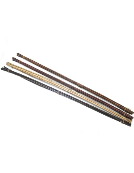 SET X4 VARAS BAMBÚ 120CM COLOR SURTIDO