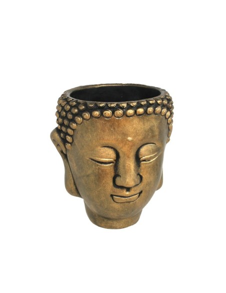 MACETERO BUDA ORO 20,5X19X17,8CM