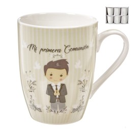 MUG 300 ml COMUNION CHICO BEIGE