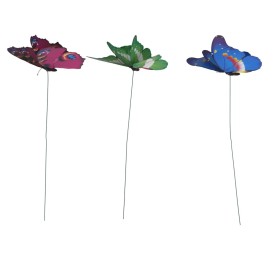 STICK MARIPOSAS JARDIN X3 49X18CM