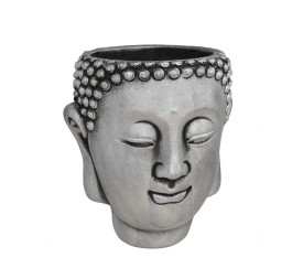 MACETERO BUDA PLATA 16,7X15,4X13,8CM