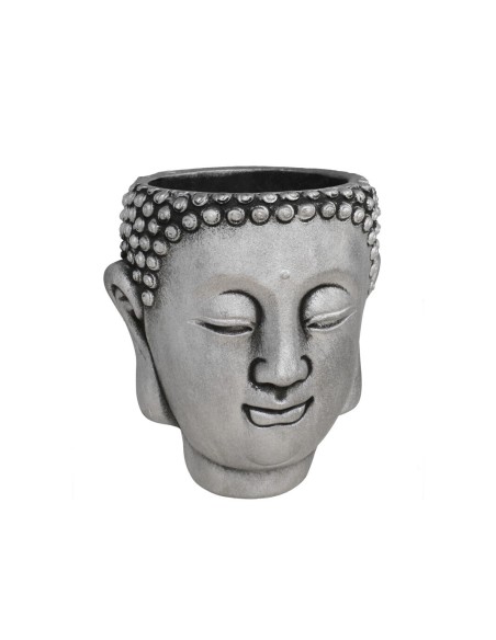 MACETERO BUDA PLATA 16,7X15,4X13,8CM