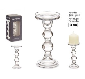 CANDELABRO CRISTAL BOLA L 18CM
