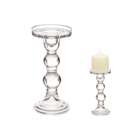 CANDELABRO CRISTAL BOLA L 18CM