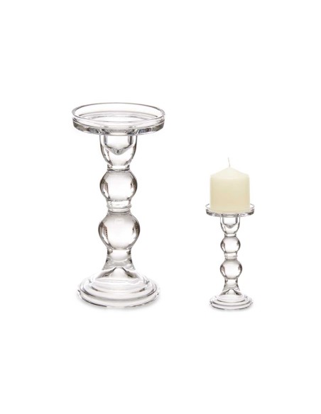 CANDELABRO CRISTAL BOLA L 18CM