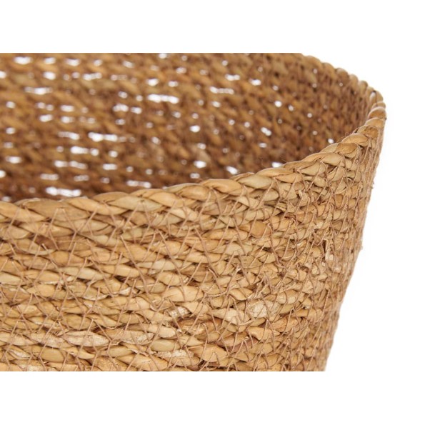 CESTO VEGETAL CONICO OVALADO NATURAL 26CM