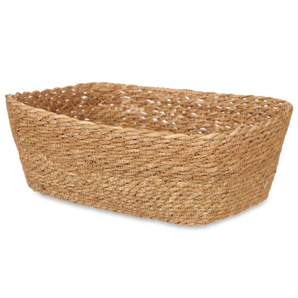 CESTO VEGETAL RECTANGULAR NATURAL 26CM