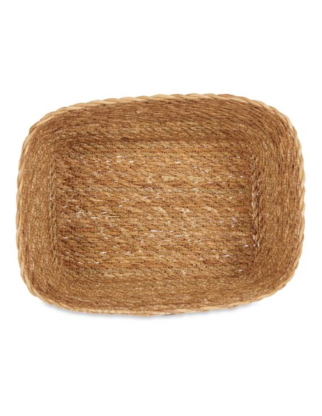 CESTO VEGETAL RECTANGULAR NATURAL 26CM