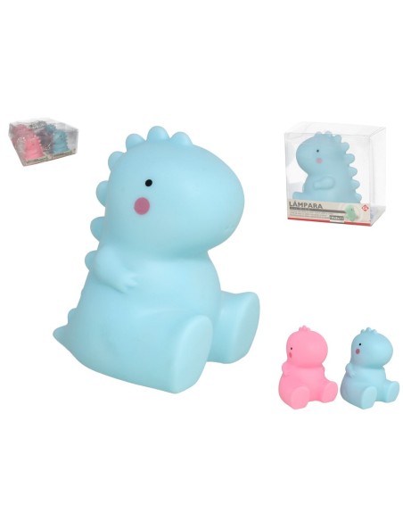 LAMPARA LIL DINO 10,5X8X11CM 2 SURTIDOS