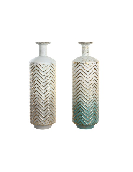 JARRON METAL 16X16X52 DORADO 2 SURT.