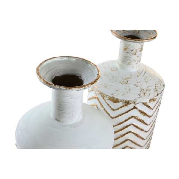 JARRON METAL 16X16X52 DORADO 2 SURT.