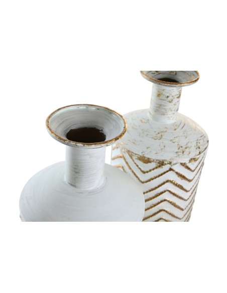 JARRON METAL 16X16X52 DORADO 2 SURT.