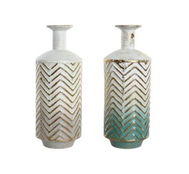 JARRON METAL 16X16X41 DORADO 2 SURT.