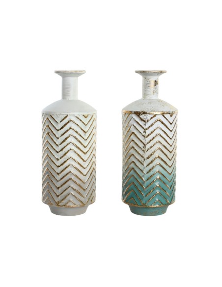 JARRON METAL 16X16X41 DORADO 2 SURT.